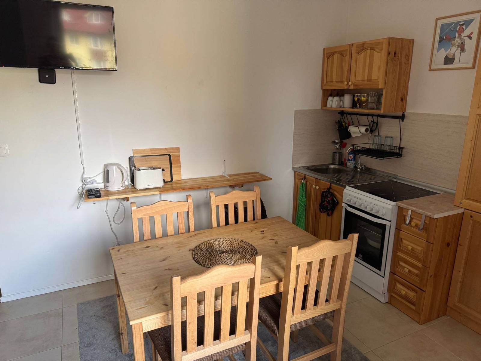 Living and dining area